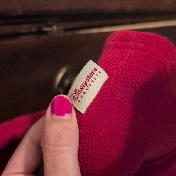 Disney Store Exclusive Brown Winnie The Pooh Vintage Quarter Zip Fleece Size XL - Picture 5 of 5